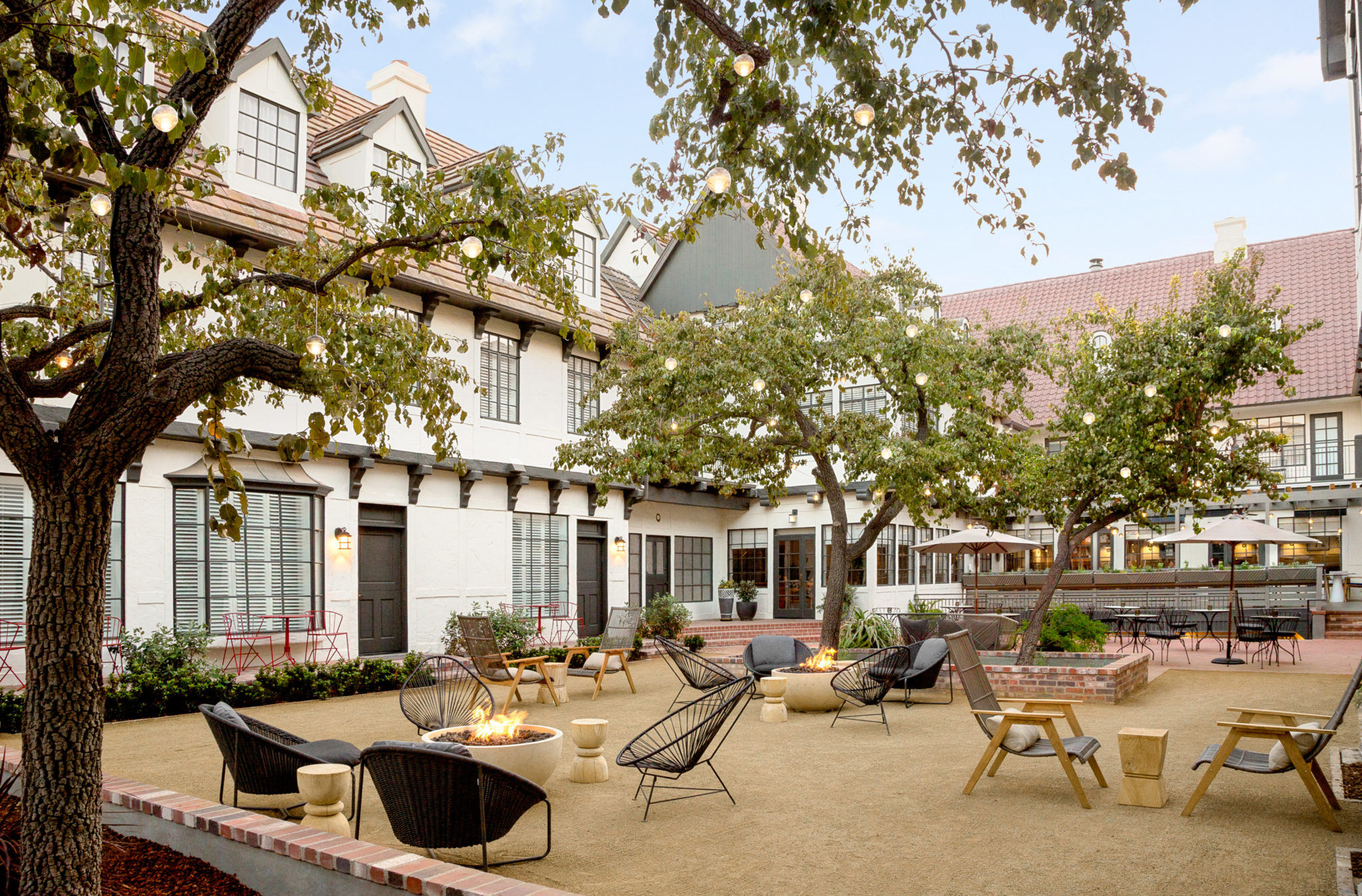 Village courtyard